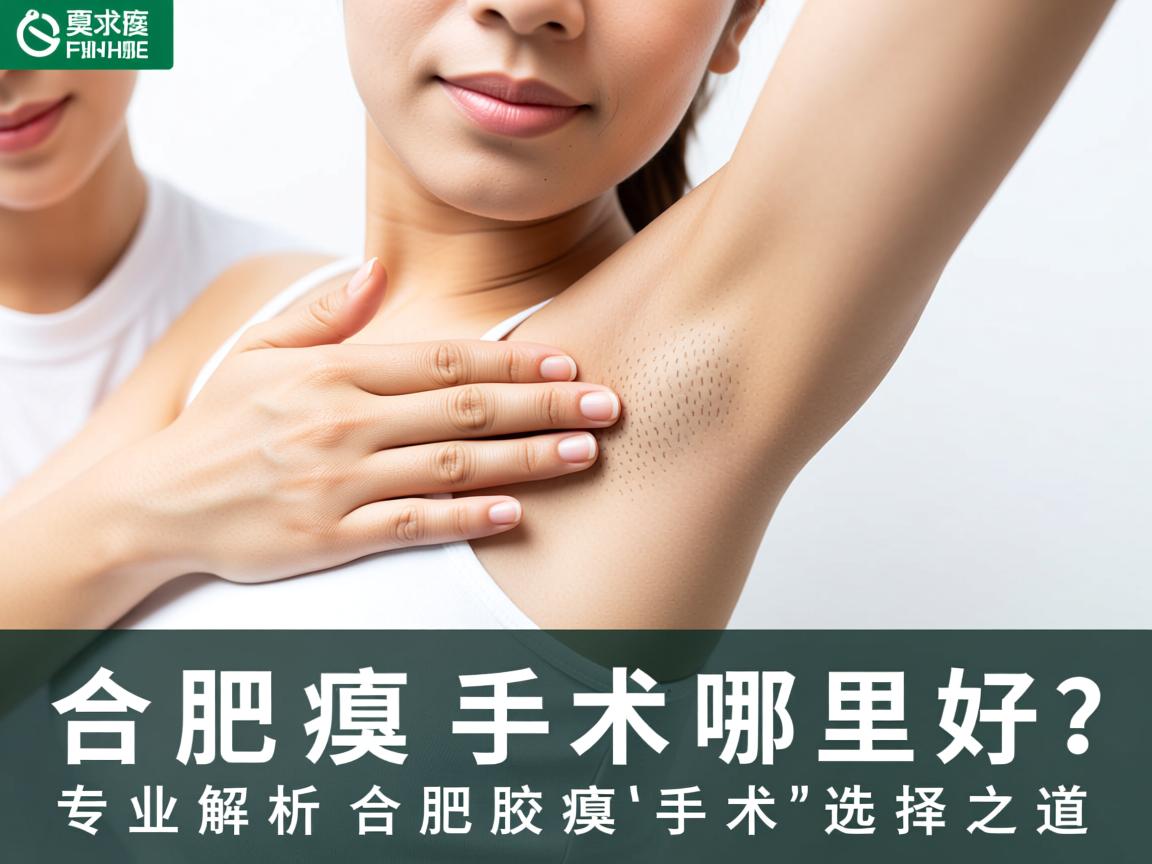 合肥腋臭手术哪里好？专业解析合肥腋臭手术的选择之道