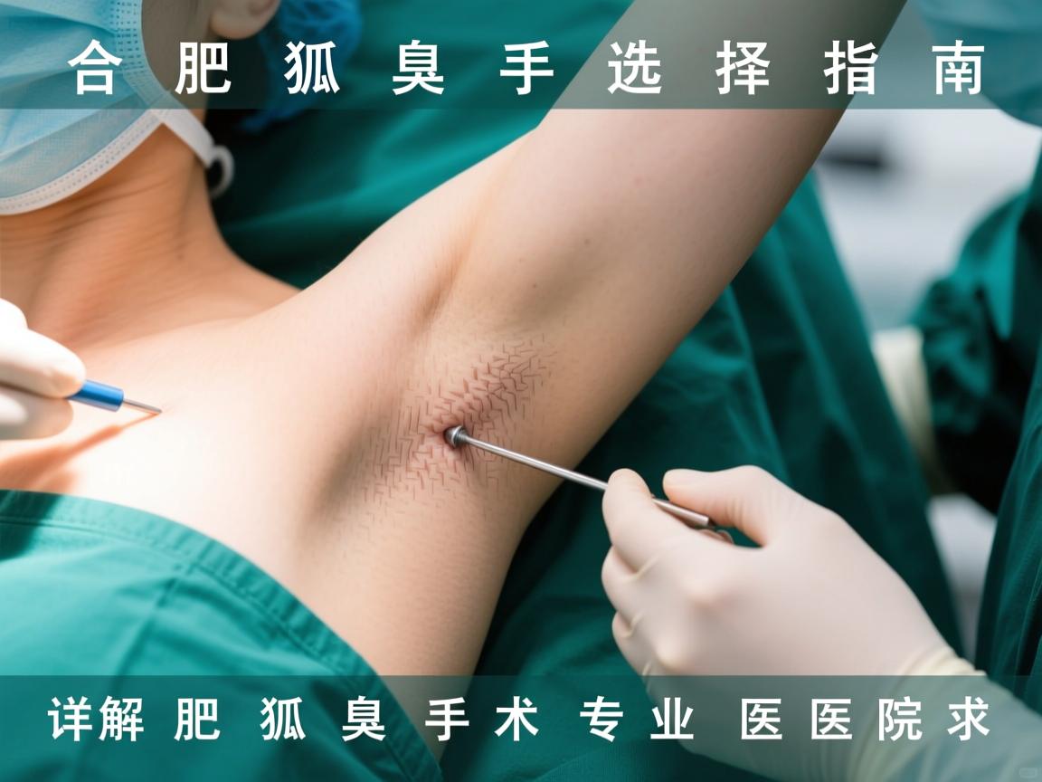 合肥狐臭手术选择指南，详解合肥狐臭手术专业医院