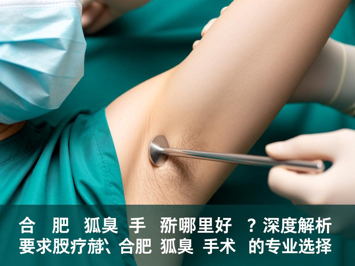 合肥狐臭手术哪里好？深度解析合肥狐臭手术的专业选择