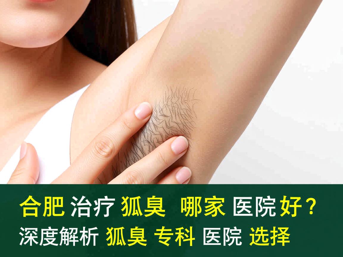 合肥治疗狐臭哪家医院好？深度解析狐臭专科医院选择