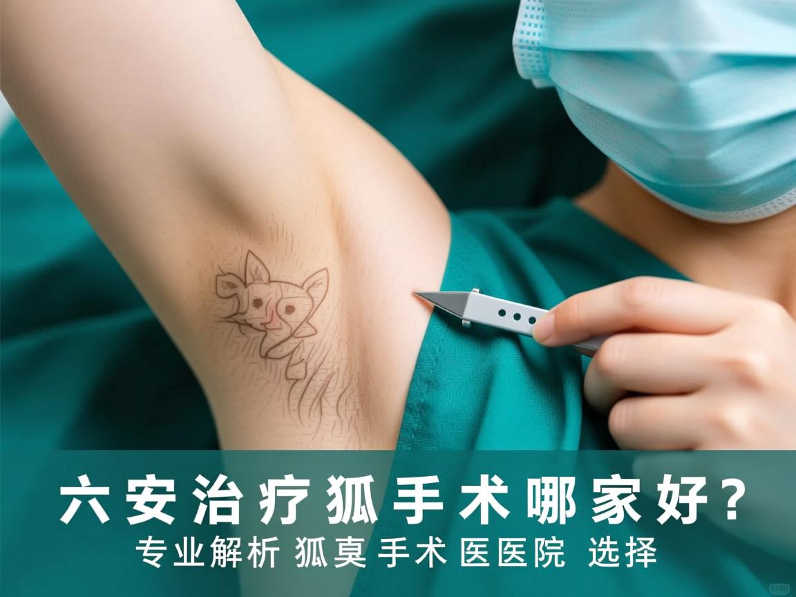 六安治疗狐臭手术哪家好？专业解析狐臭手术医院选择