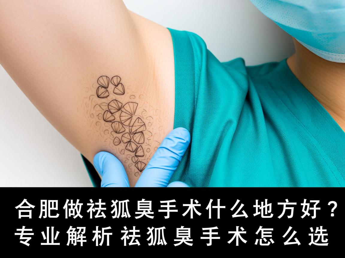 合肥做祛狐臭手术什么地方好？专业解析祛狐臭手术怎么选