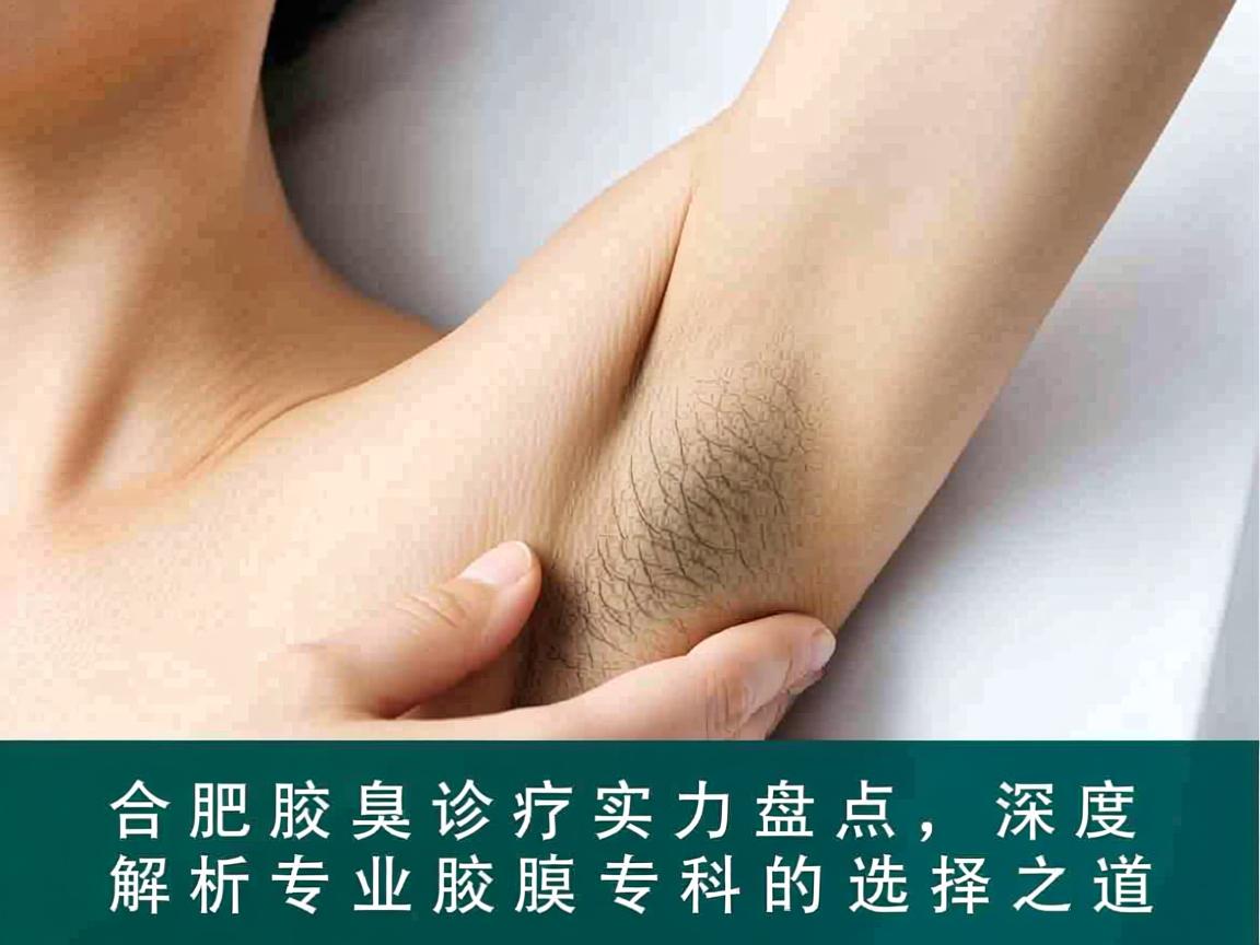 合肥腋臭诊疗实力盘点，深度解析专业腋臭专科的选择之道