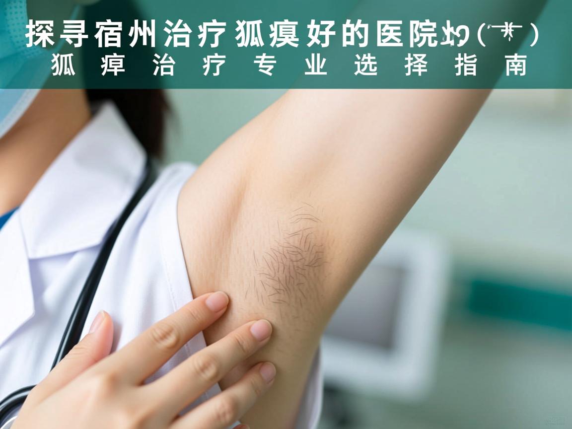 探寻宿州治疗狐臭好的医院，狐臭治疗专业选择指南