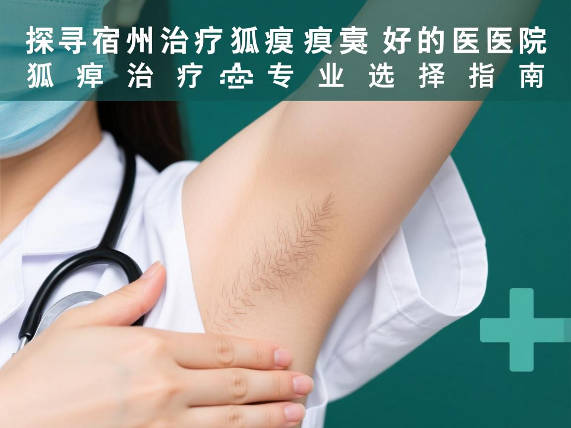 探寻宿州治疗狐臭好的医院，狐臭治疗专业选择指南