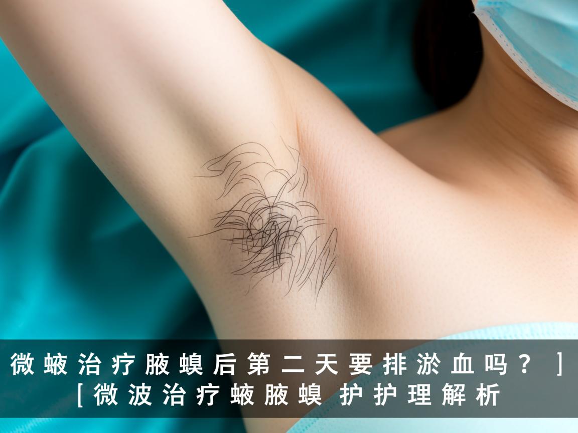 微波治疗腋臭后第二天要排淤血吗？微波治疗腋臭护理解析