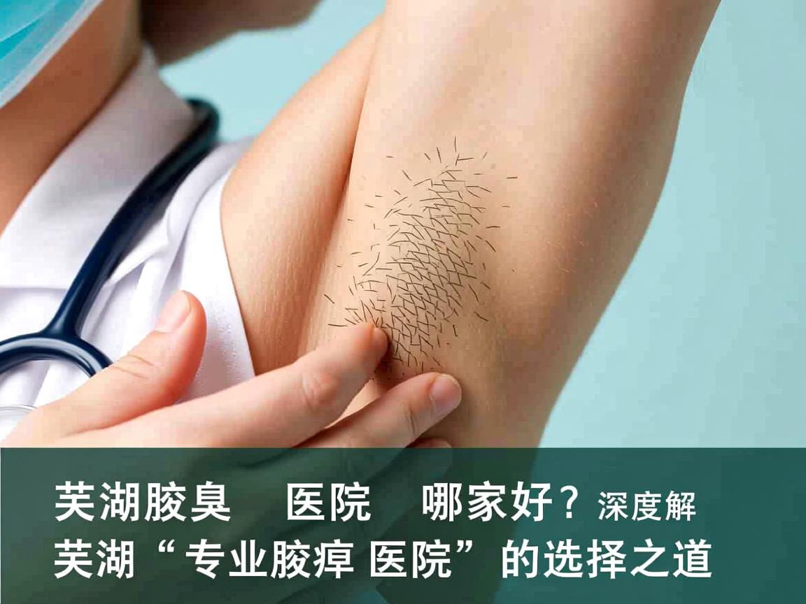 芜湖腋臭医院哪家好？深度解析芜湖专业腋臭医院的选择之道