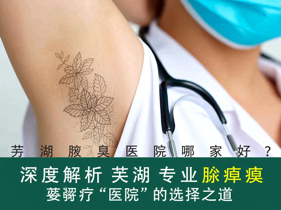 芜湖腋臭医院哪家好？深度解析芜湖专业腋臭医院的选择之道