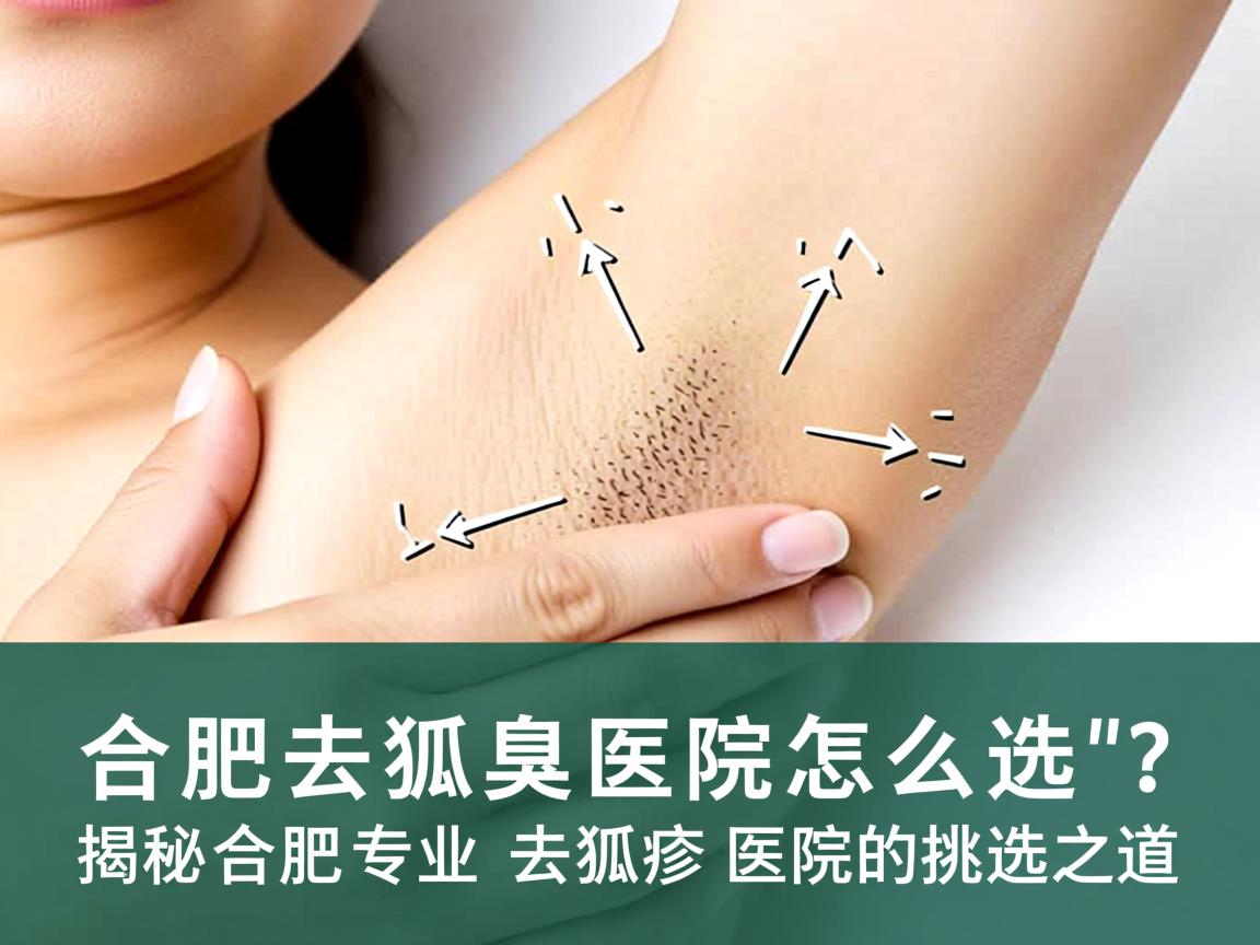 合肥去狐臭医院怎么选？揭秘合肥专业去狐臭医院的挑选之道