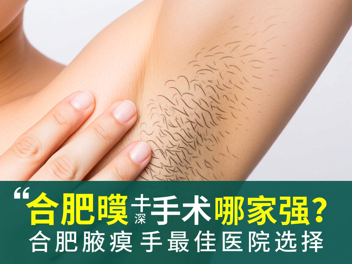 合肥腋臭手术哪家强？深度解析合肥腋臭手术最佳医院选择