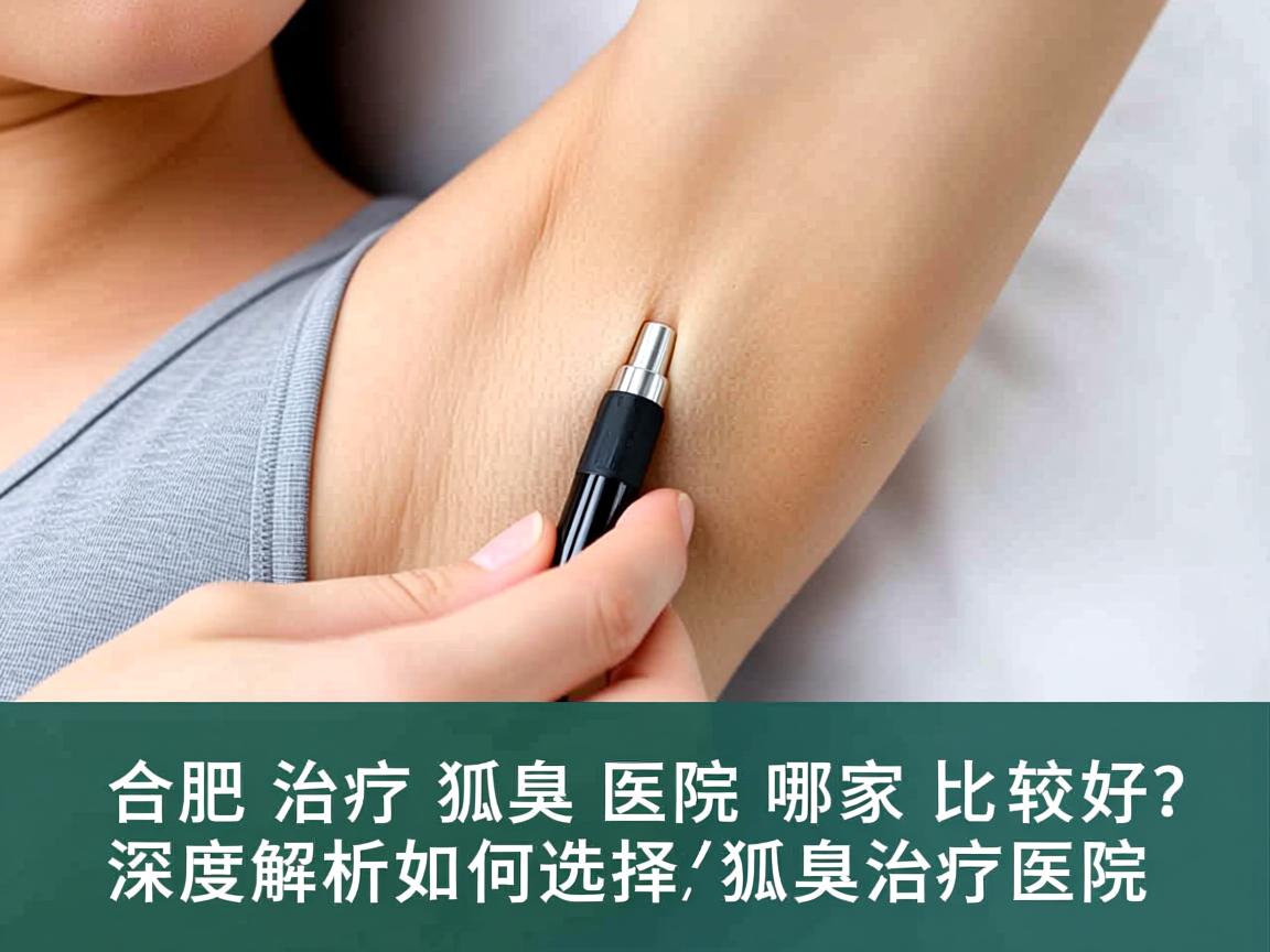 合肥治疗狐臭医院哪家比较好？深度解析如何选择好的狐臭治疗医院