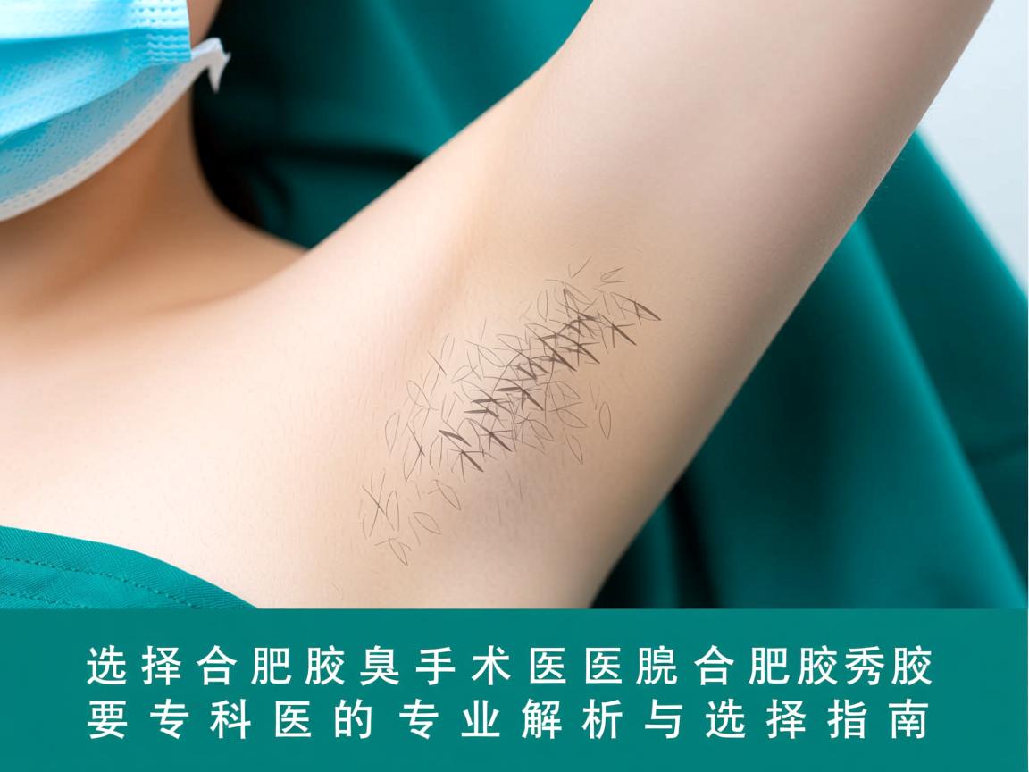 选择合肥腋臭手术医院，合肥腋秀腋臭专科的专业解析与选择指南