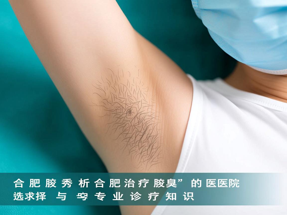 合肥腋秀解析，合肥治疗腋臭的医院选择与专业诊疗知识