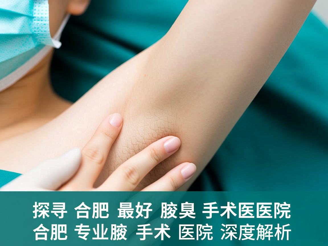 探寻合肥最好腋臭手术医院,合肥专业腋臭手术医院深度解析 探寻合肥最好腋臭手术医院,合肥专业腋臭手术医院深度解析