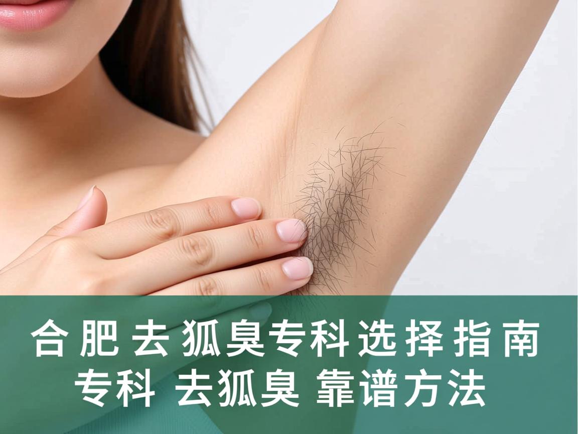 合肥去狐臭专科选择指南，解析专科去狐臭的靠谱方法