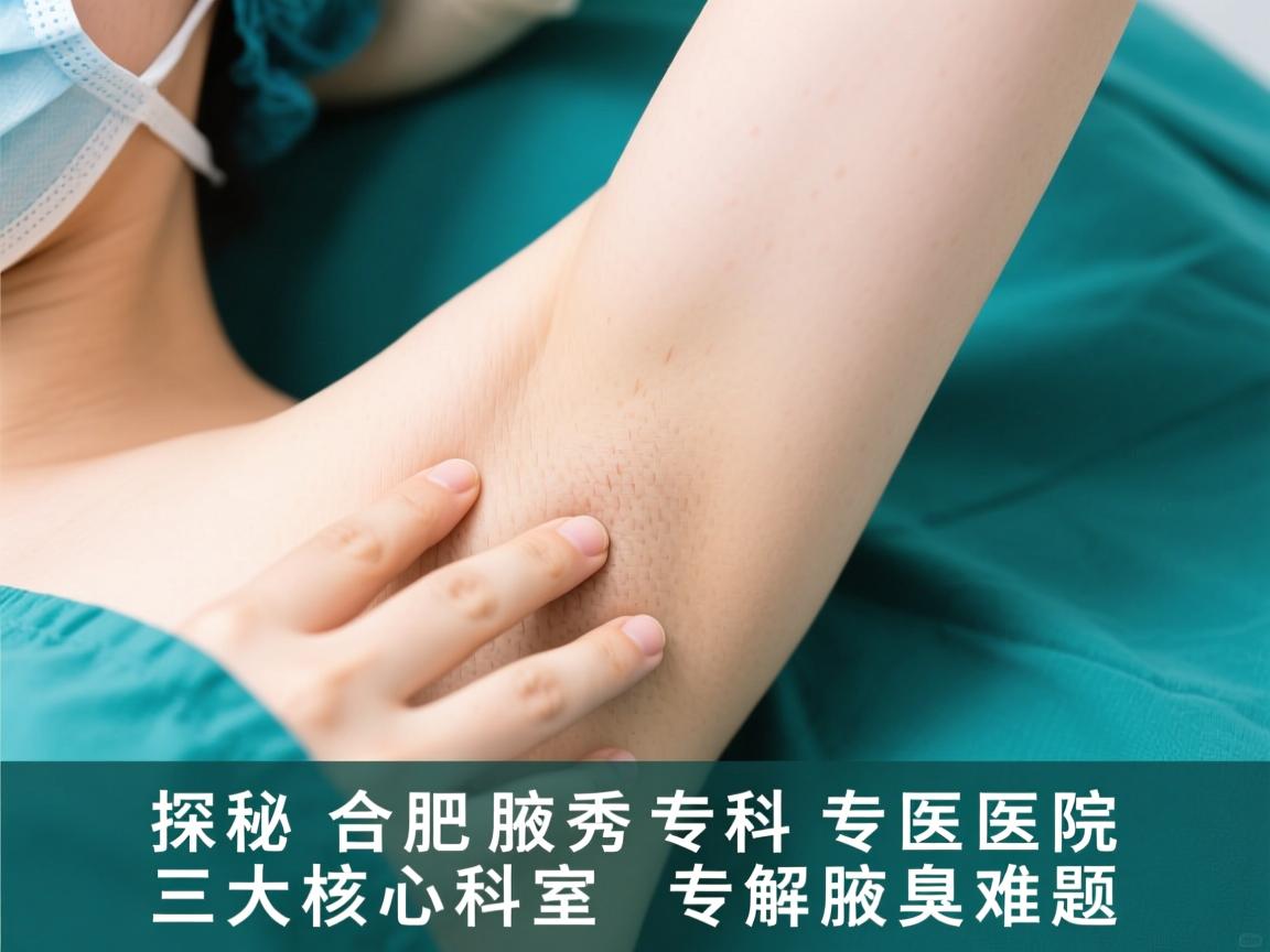 探秘合肥腋秀专科医院，三大核心科室，专解腋臭难题