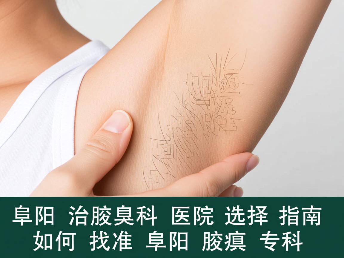 阜阳治腋臭科医院选择指南，如何找准阜阳腋臭专科