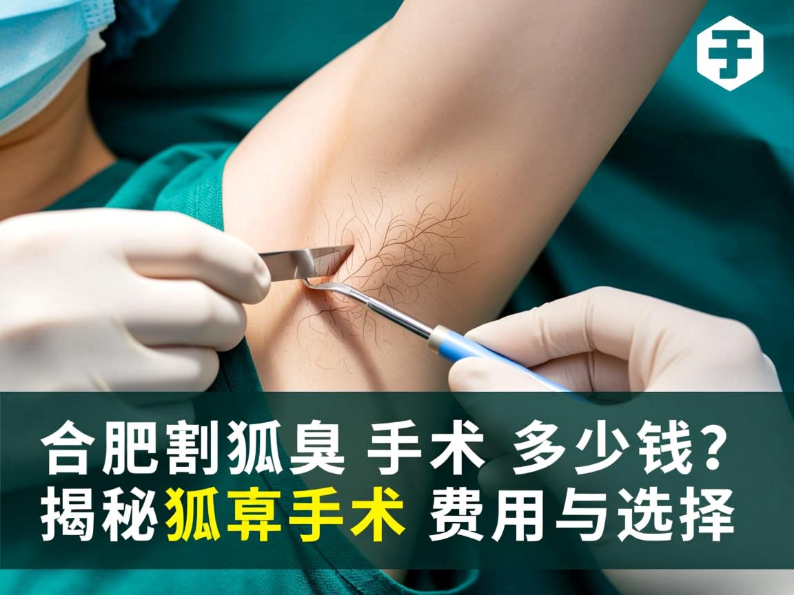 合肥割狐臭手术多少钱？揭秘狐臭手术费用与选择