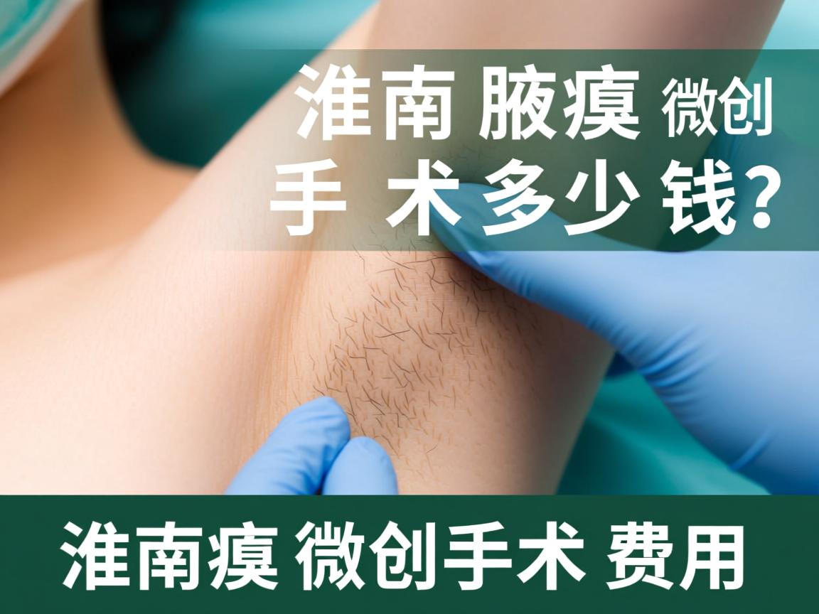 淮南腋臭微创手术多少钱？解析淮南腋臭微创手术费用