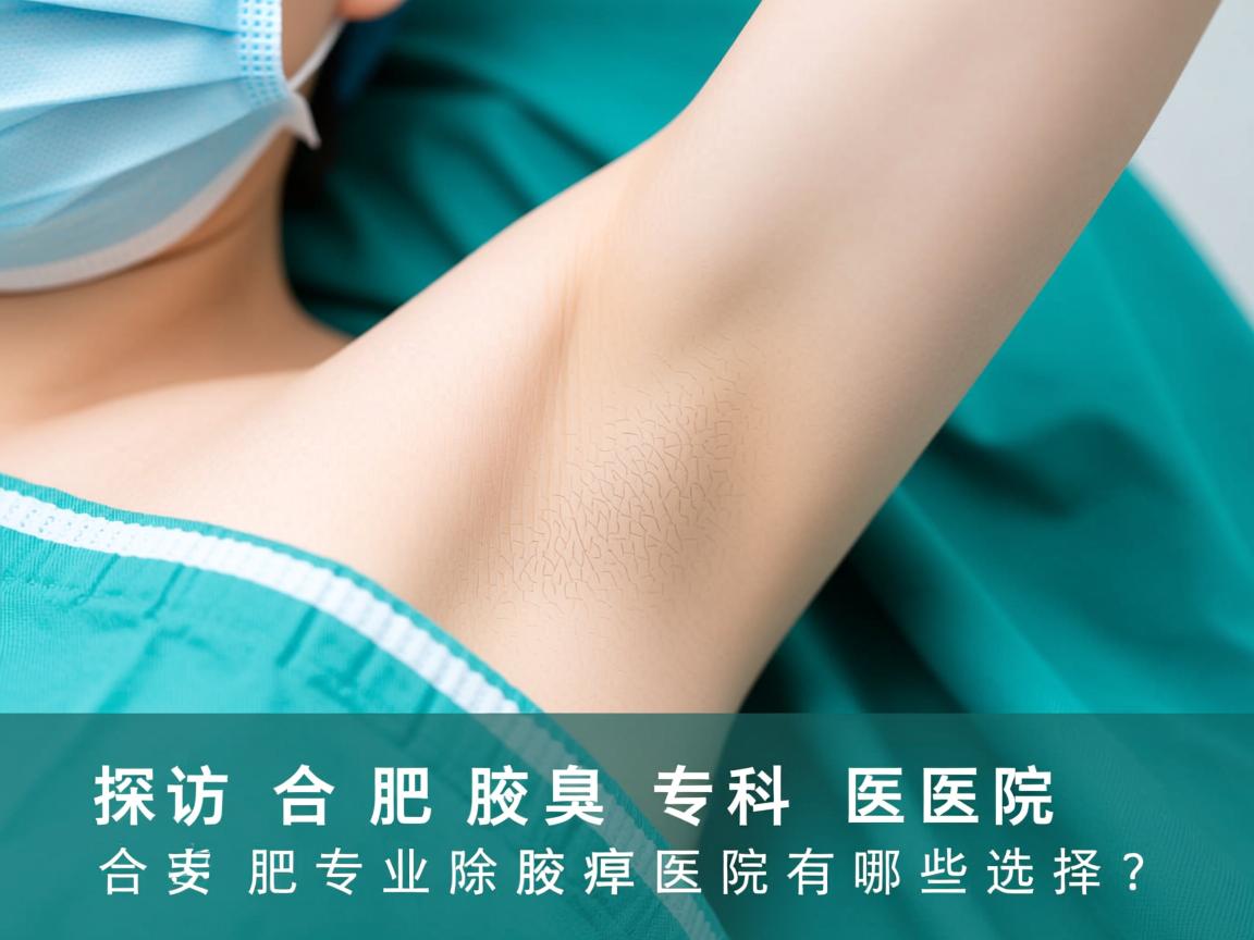 探访合肥腋臭专科医院，合肥专业除腋臭医院有哪些选择？