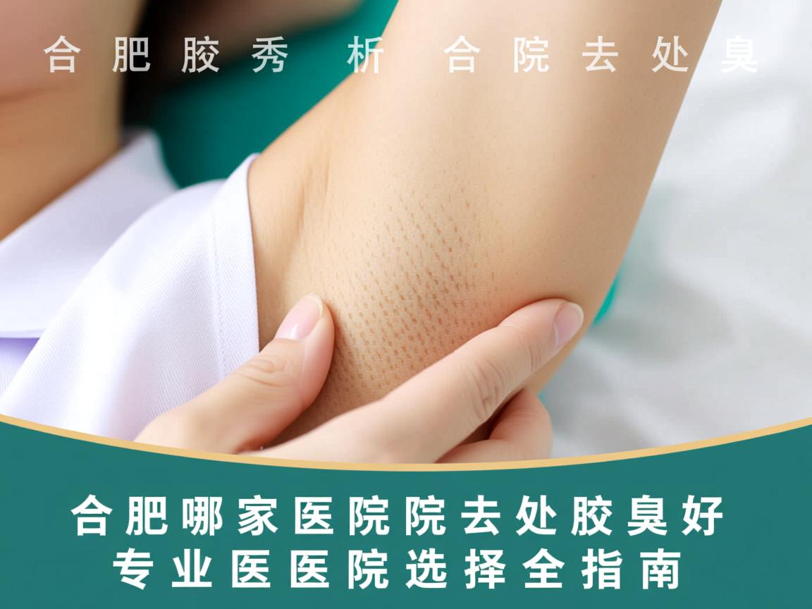 合肥腋秀解析，合肥哪家医院去处腋臭好，专业医院选择全指南