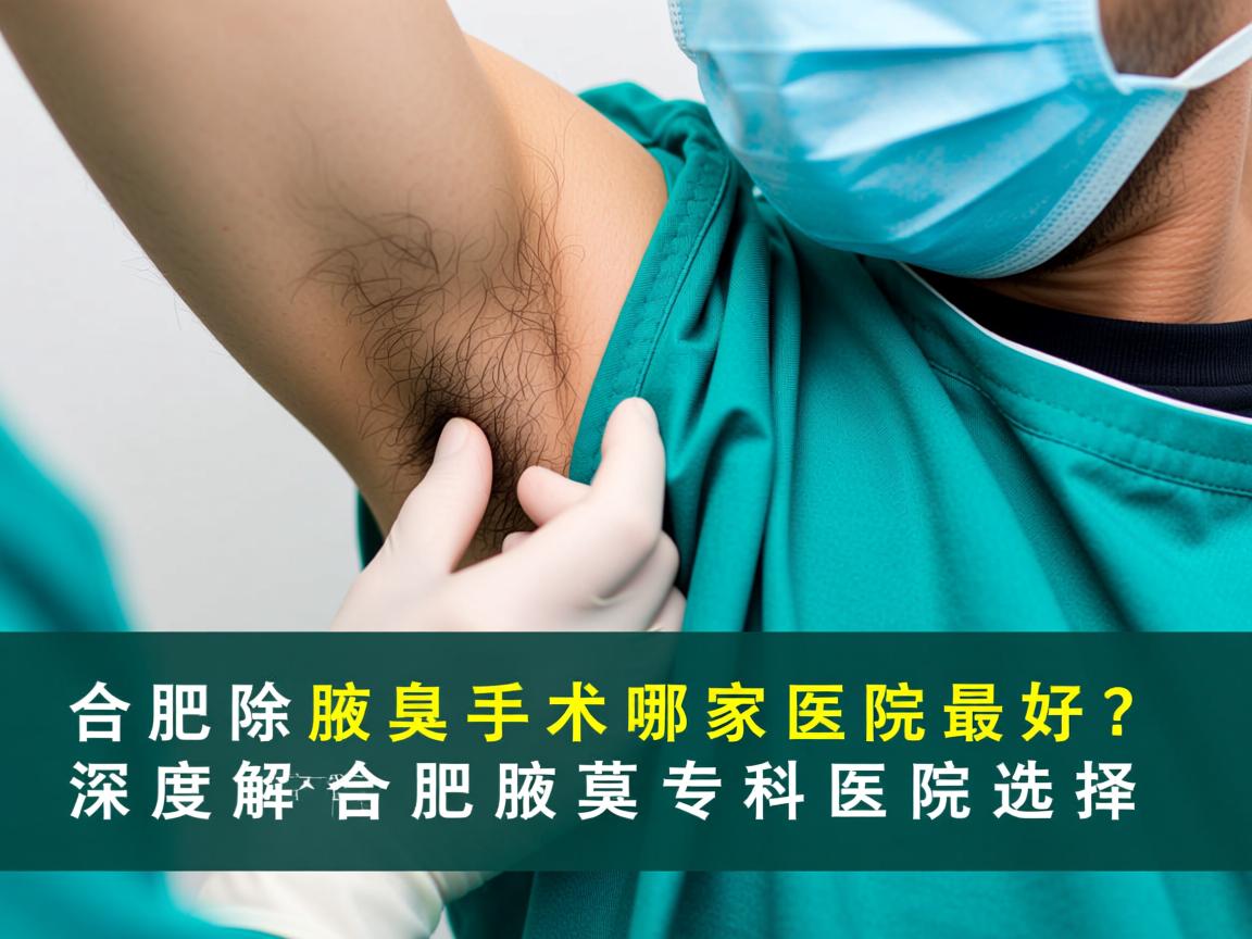 合肥除腋臭手术哪家医院最好?深度解析合肥腋臭专科医院选择 合肥除腋臭手术哪家医院最好?深度解析合肥腋臭专科医院选择