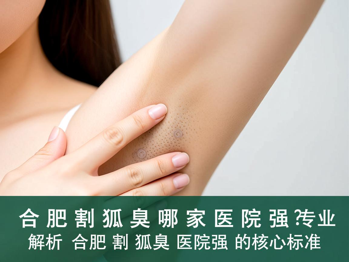合肥割狐臭哪家医院强？专业解析合肥割狐臭医院强的核心标准