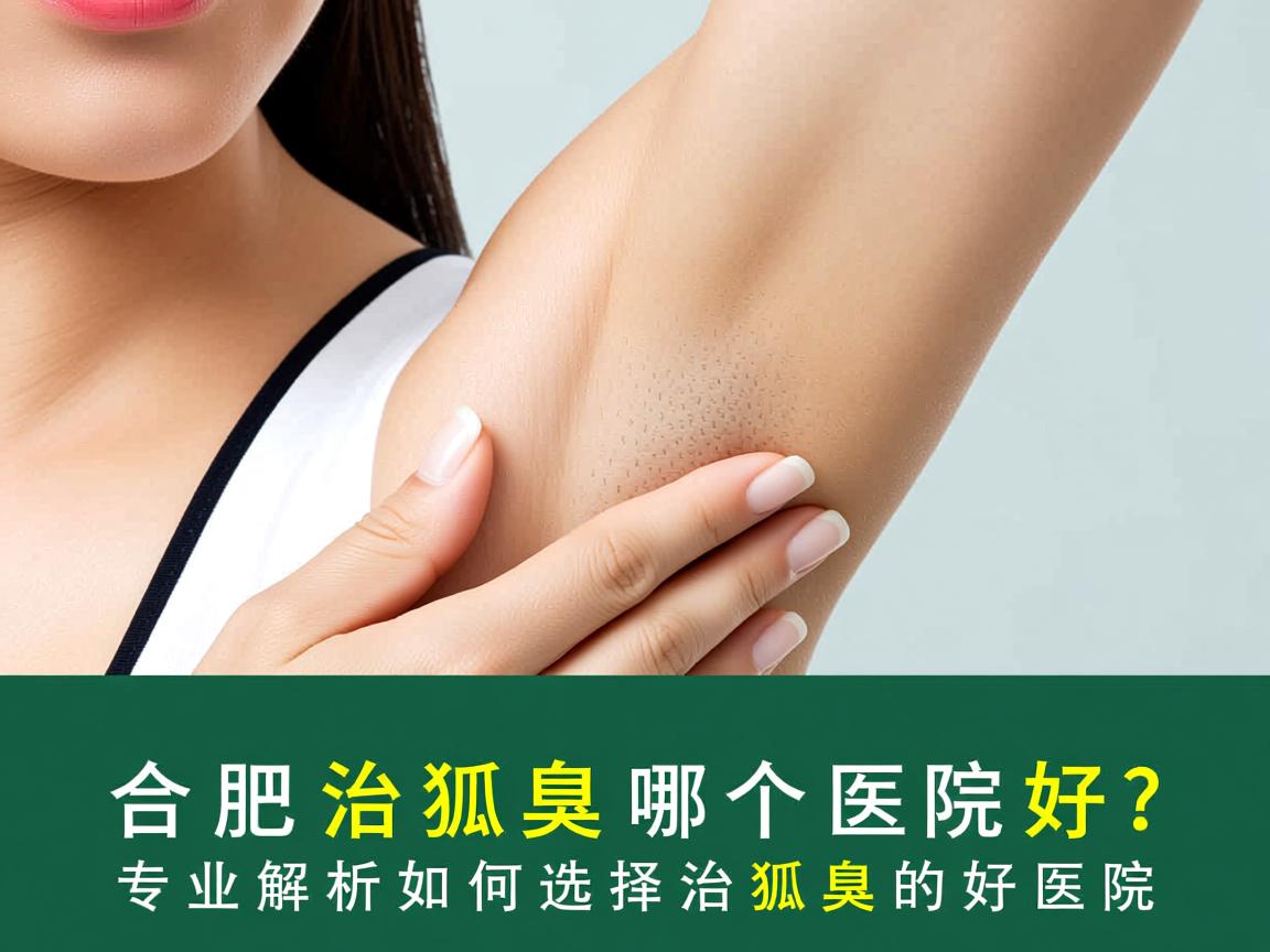 合肥治狐臭哪个医院好？专业解析如何选择治狐臭的好医院