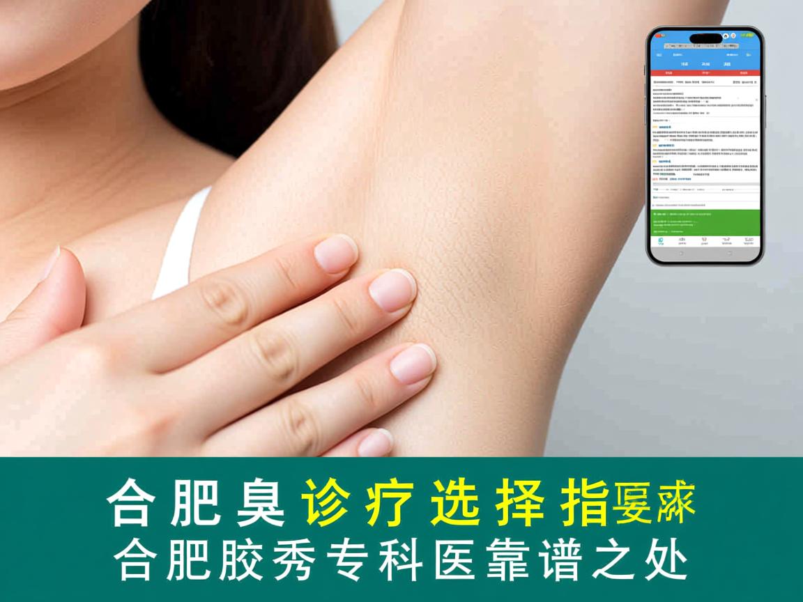 合肥腋臭诊疗选择指南,解析合肥腋秀专科的靠谱之处 合肥腋臭诊疗选择指南,解析合肥腋秀专科的靠谱之处