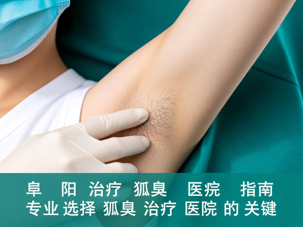 阜阳治疗狐臭医院指南，专业选择狐臭治疗医院的关键
