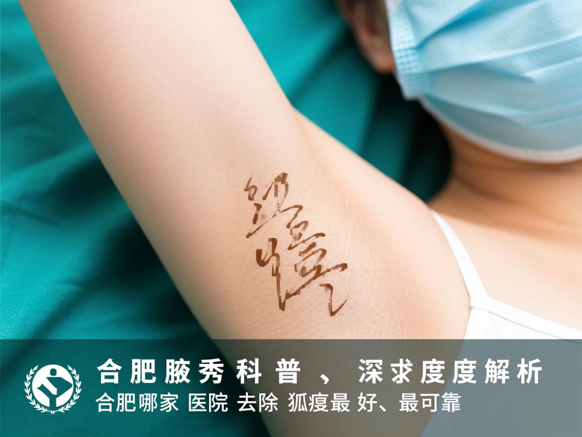 合肥腋秀科普，深度解析合肥哪家医院去除狐臭最好、最可靠