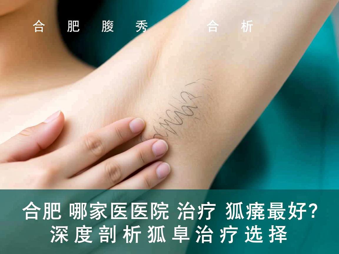 合肥腋秀解析，合肥哪家医院治疗狐臭最好？深度剖析狐臭治疗选择