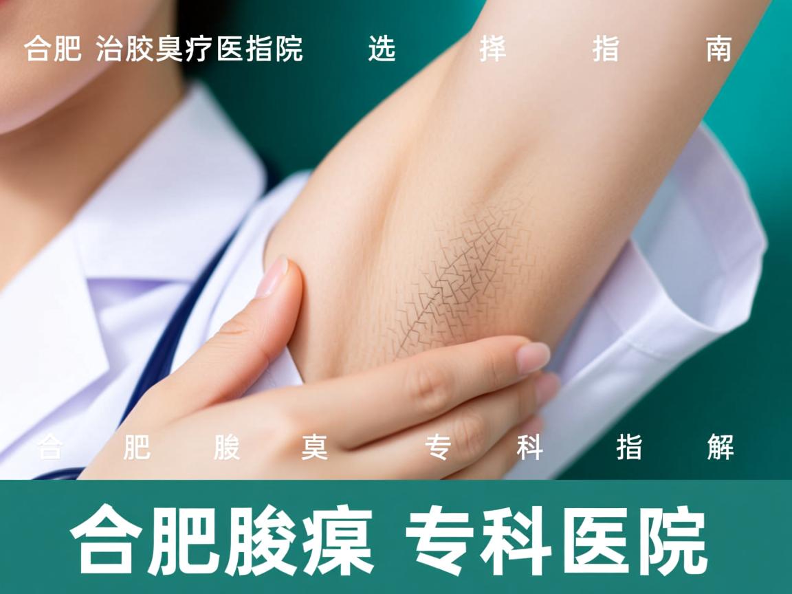 合肥治腋臭医院选择指南，详解合肥腋臭专科医院