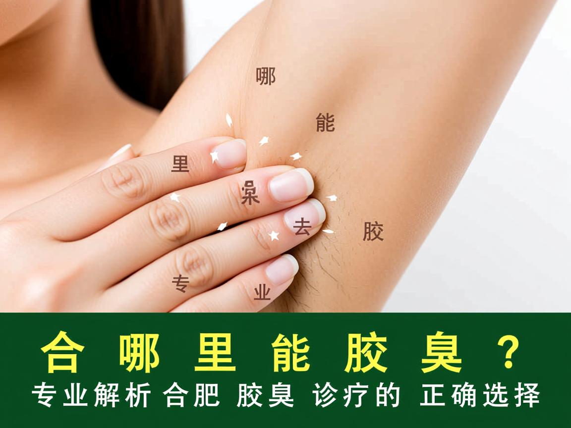 合肥哪里能去腋臭？专业解析合肥腋臭诊疗的正确选择