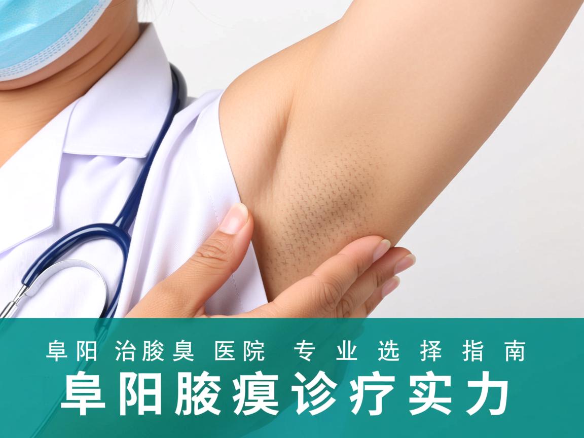 阜阳治腋臭医院专业选择指南，聚焦阜阳腋臭诊疗实力
