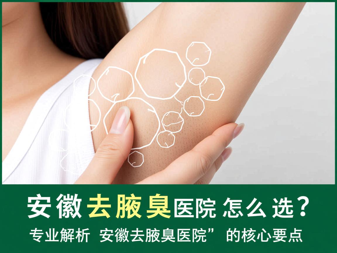 安徽去腋臭医院怎么选？专业解析安徽去腋臭医院的核心要点