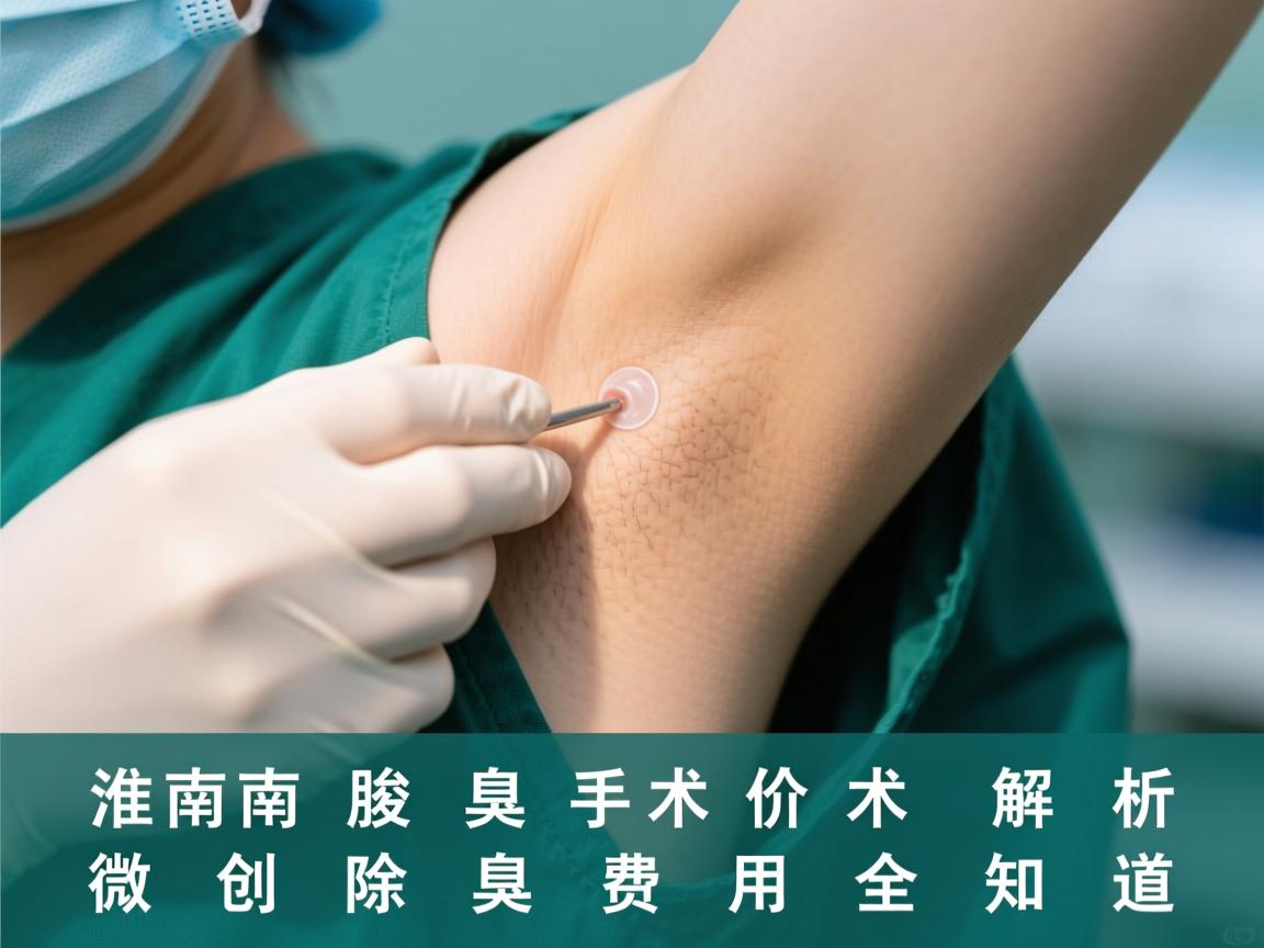 淮南腋臭手术价格解析，微创除臭费用全知道