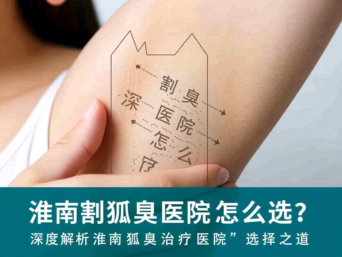 淮南割狐臭医院怎么选?深度解析淮南狐臭治疗医院的选择之道 淮南割狐臭医院怎么选?深度解析淮南狐臭治疗医院的选择之道