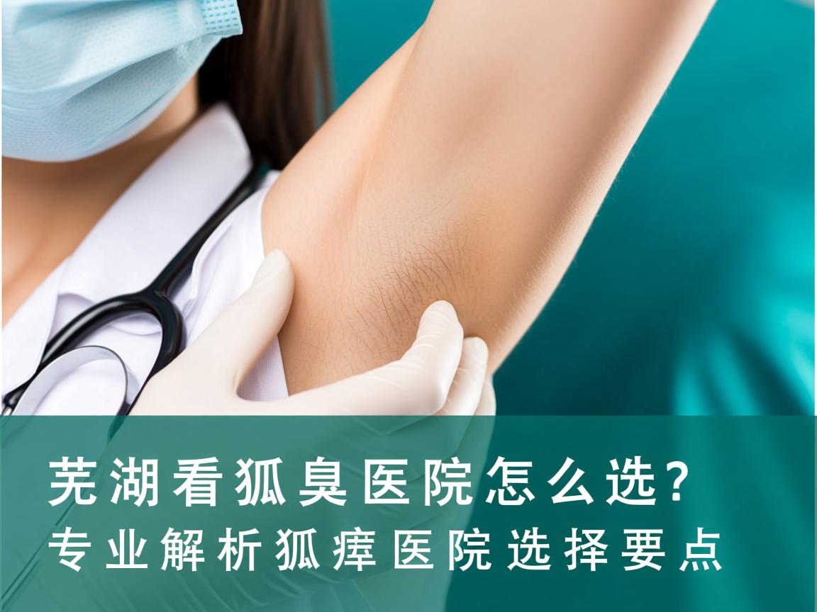 芜湖看狐臭医院怎么选？专业解析狐臭医院选择要点