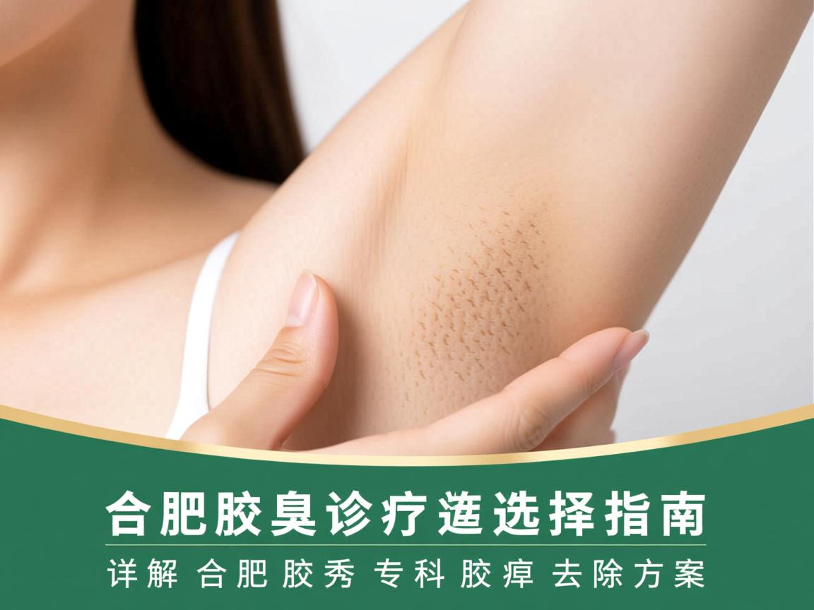 合肥腋臭诊疗选择指南，详解合肥腋秀专科的腋臭去除方案