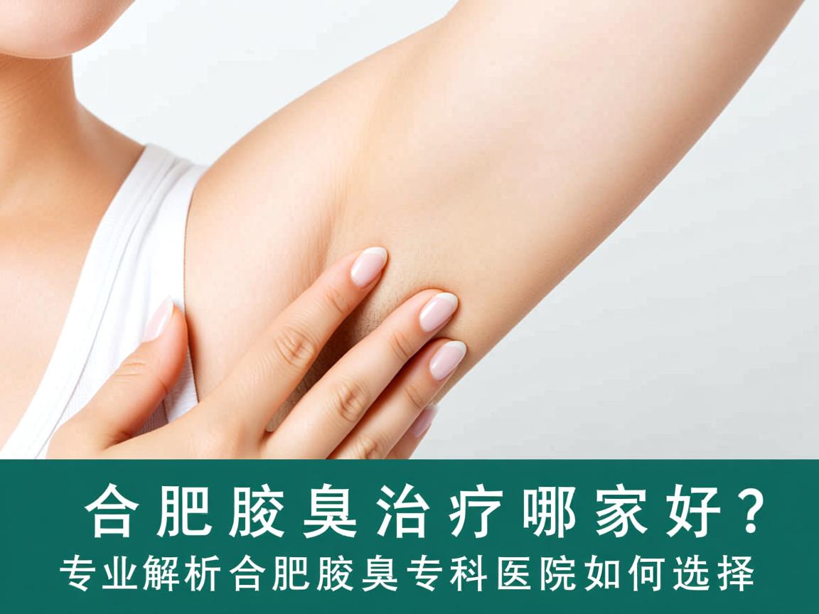 合肥腋臭治疗哪家好？专业解析合肥腋臭专科医院如何选择