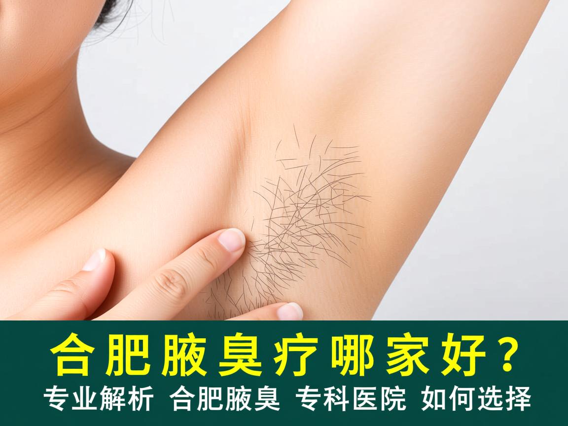 合肥腋臭治疗哪家好？专业解析合肥腋臭专科医院如何选择