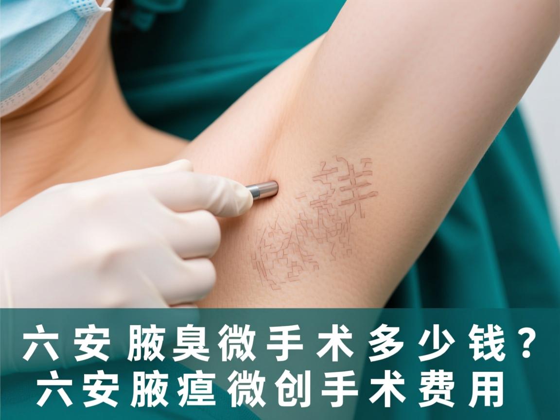 六安腋臭微创手术多少钱？详解六安腋臭微创手术费用