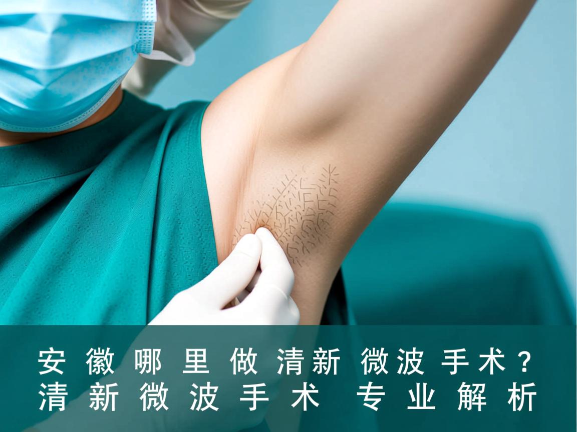 安徽哪里做清新微波手术？清新微波手术专业解析