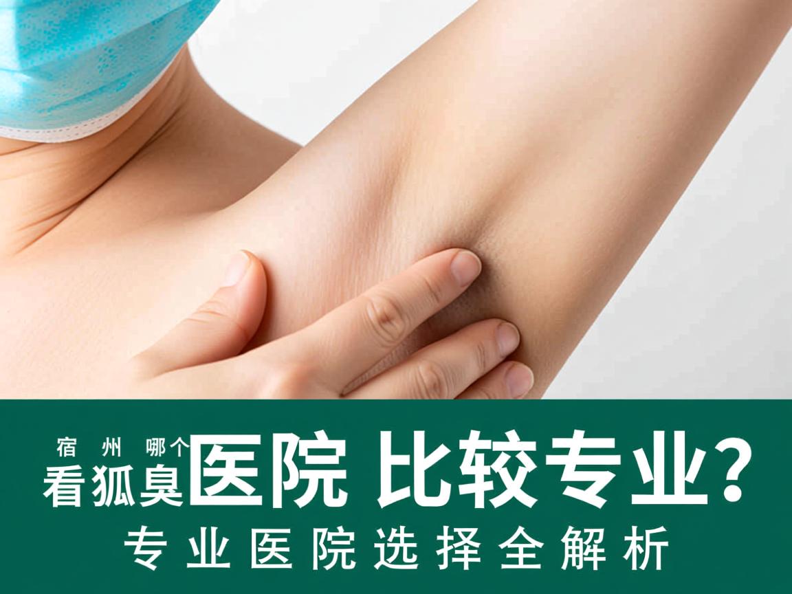 宿州看狐臭哪个医院比较专业？专业医院选择全解析