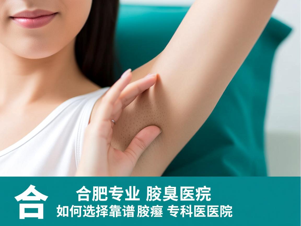 合肥专业腋臭医院解析，女生如何选择靠谱的腋臭专科医院