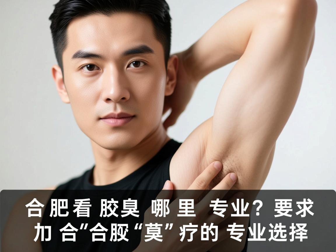 合肥看腋臭哪里专业？解读合肥腋臭诊疗的专业选择