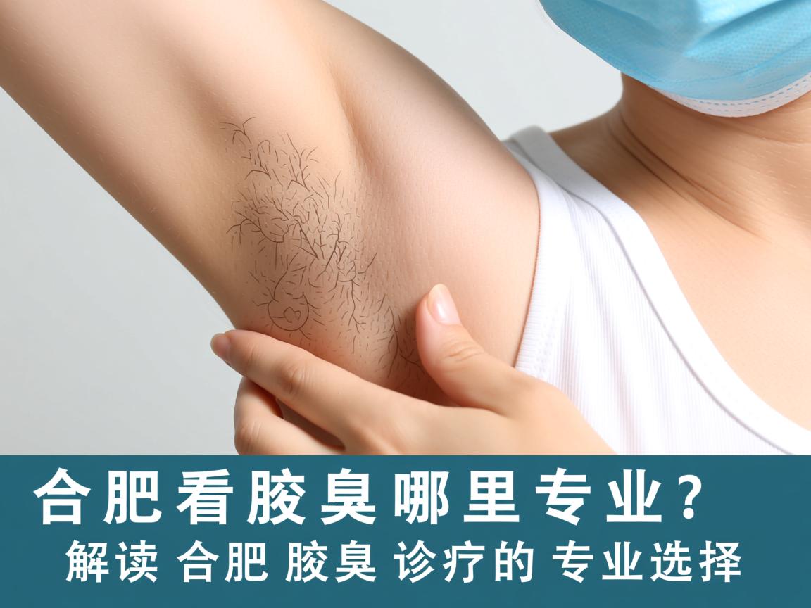 合肥看腋臭哪里专业？解读合肥腋臭诊疗的专业选择