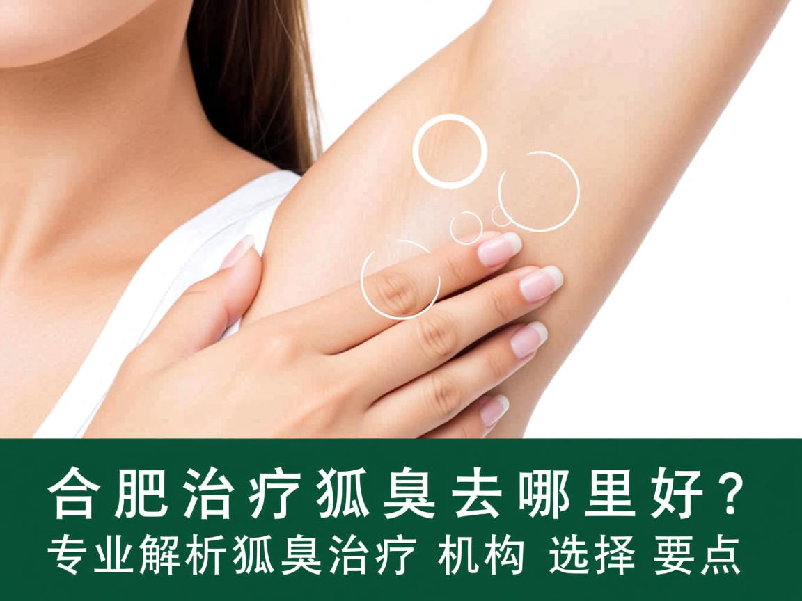 合肥治疗狐臭去哪里好？专业解析狐臭治疗机构选择要点