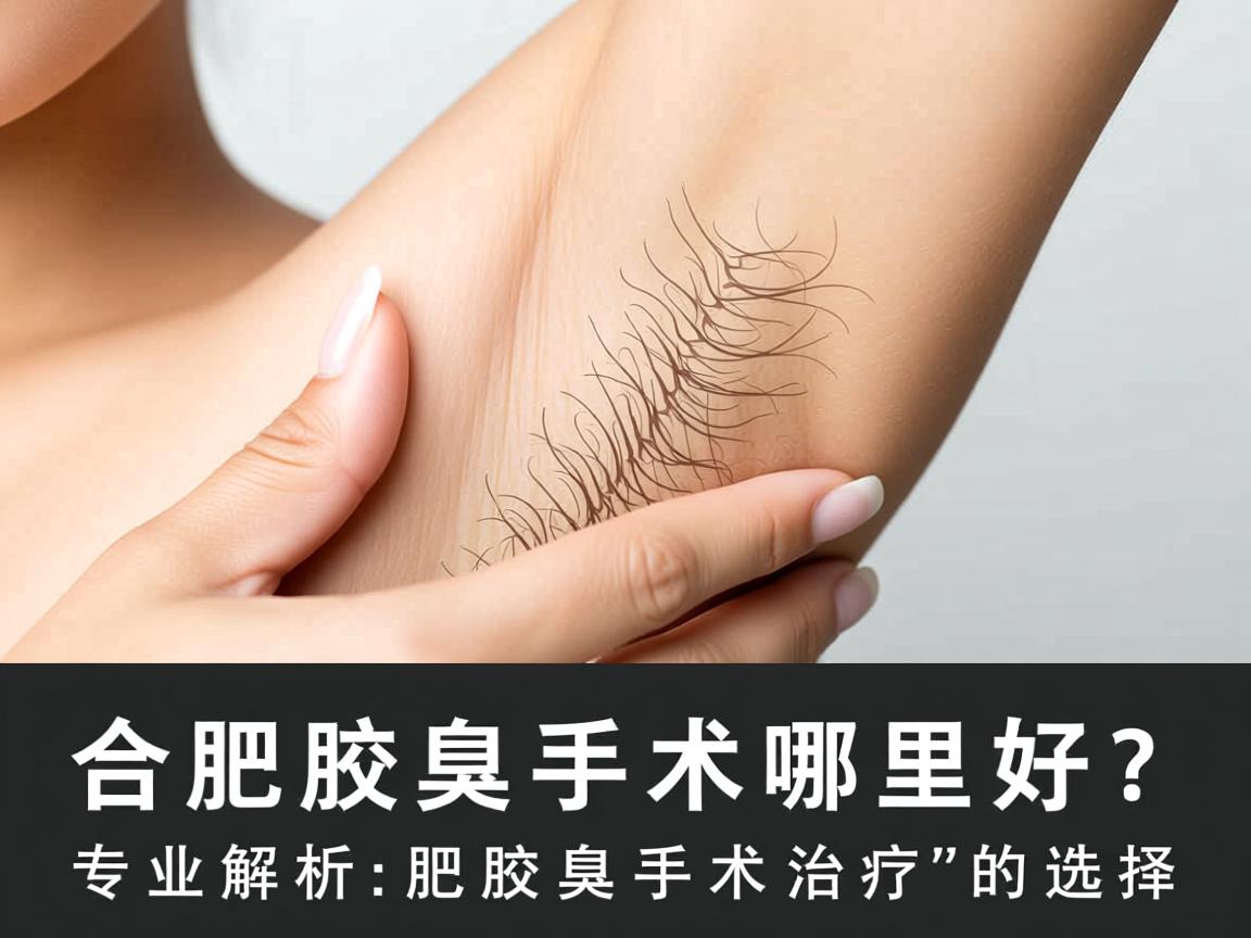合肥腋臭手术哪里好？专业解析合肥腋臭手术治疗的选择